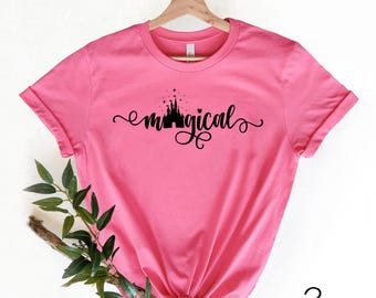 Magical Shirt, Disney Shirts, Women's Disney Shirt, Disneyland Shirts, Disney World shirts for women