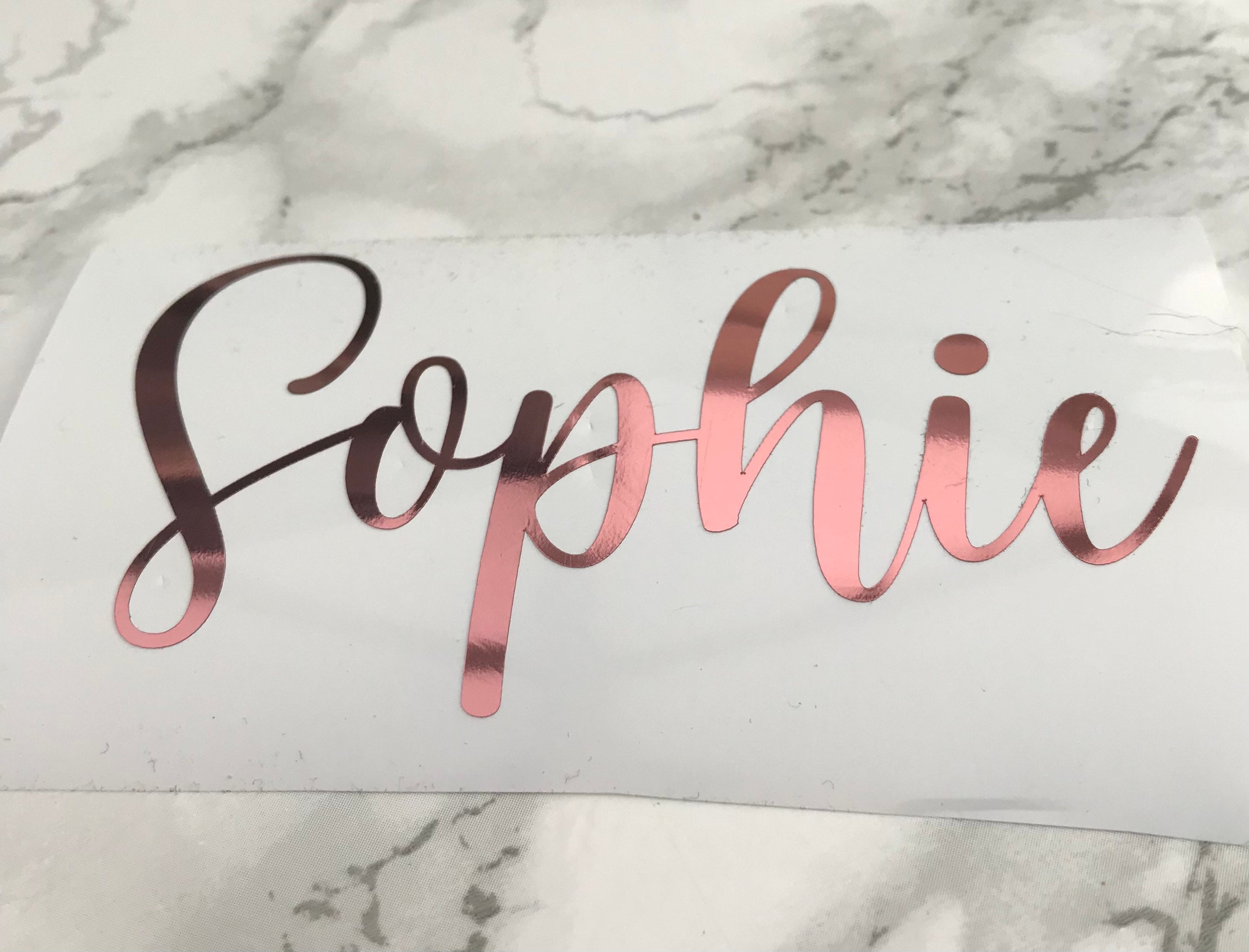 Vinyl Name Stickers for Water Bottles Calligraphy Stickers Etsy UK