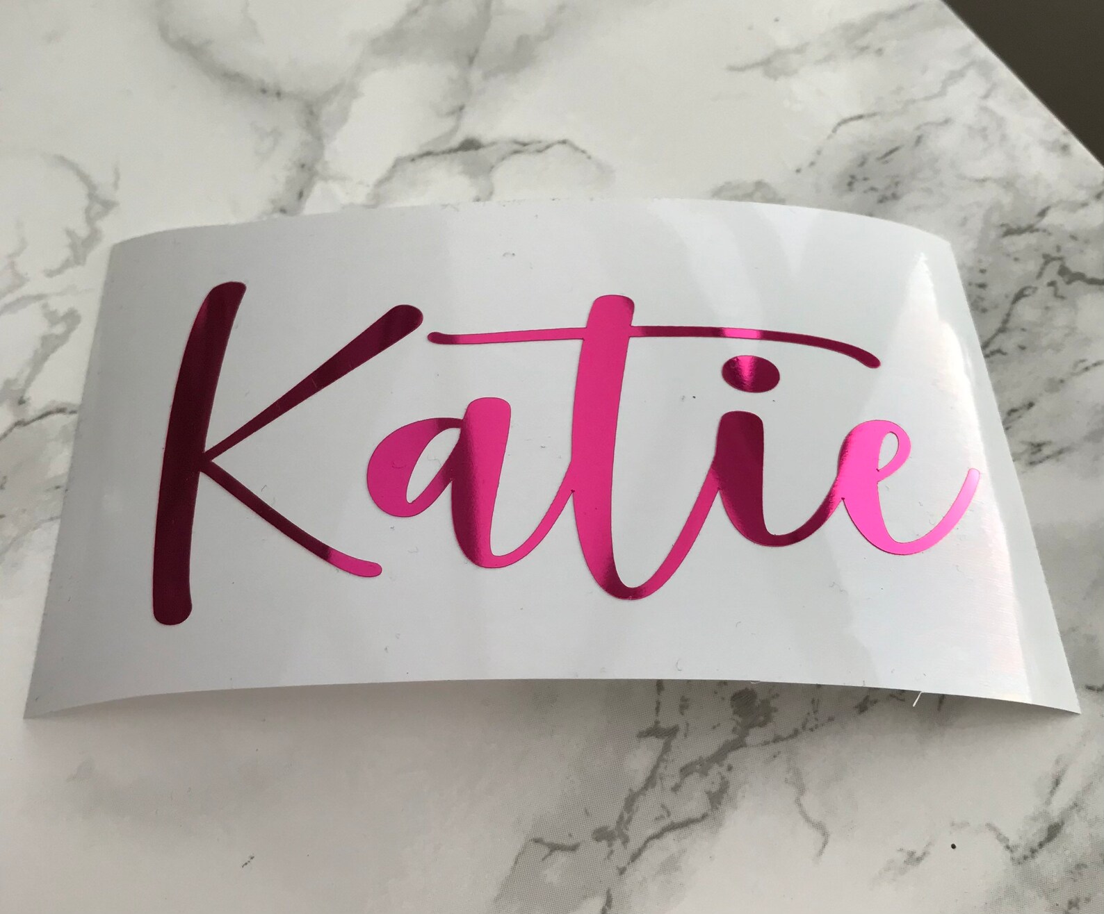 Vinyl Name Stickers for Water Bottles Calligraphy Stickers Etsy UK