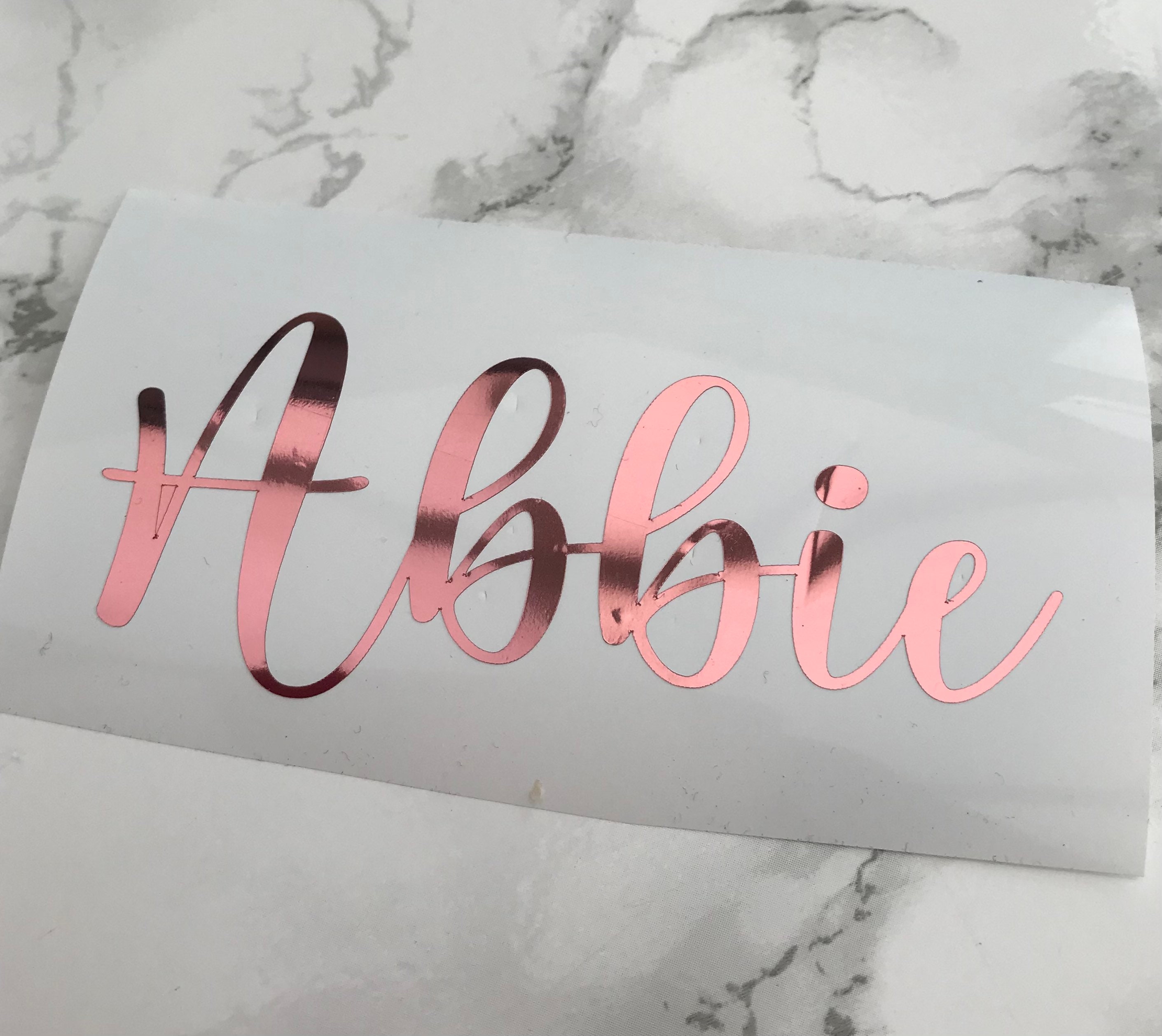 Vinyl Name Stickers for Water Bottles Calligraphy Stickers Etsy UK