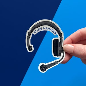 Stage Manager Sticker- Glossy Headset