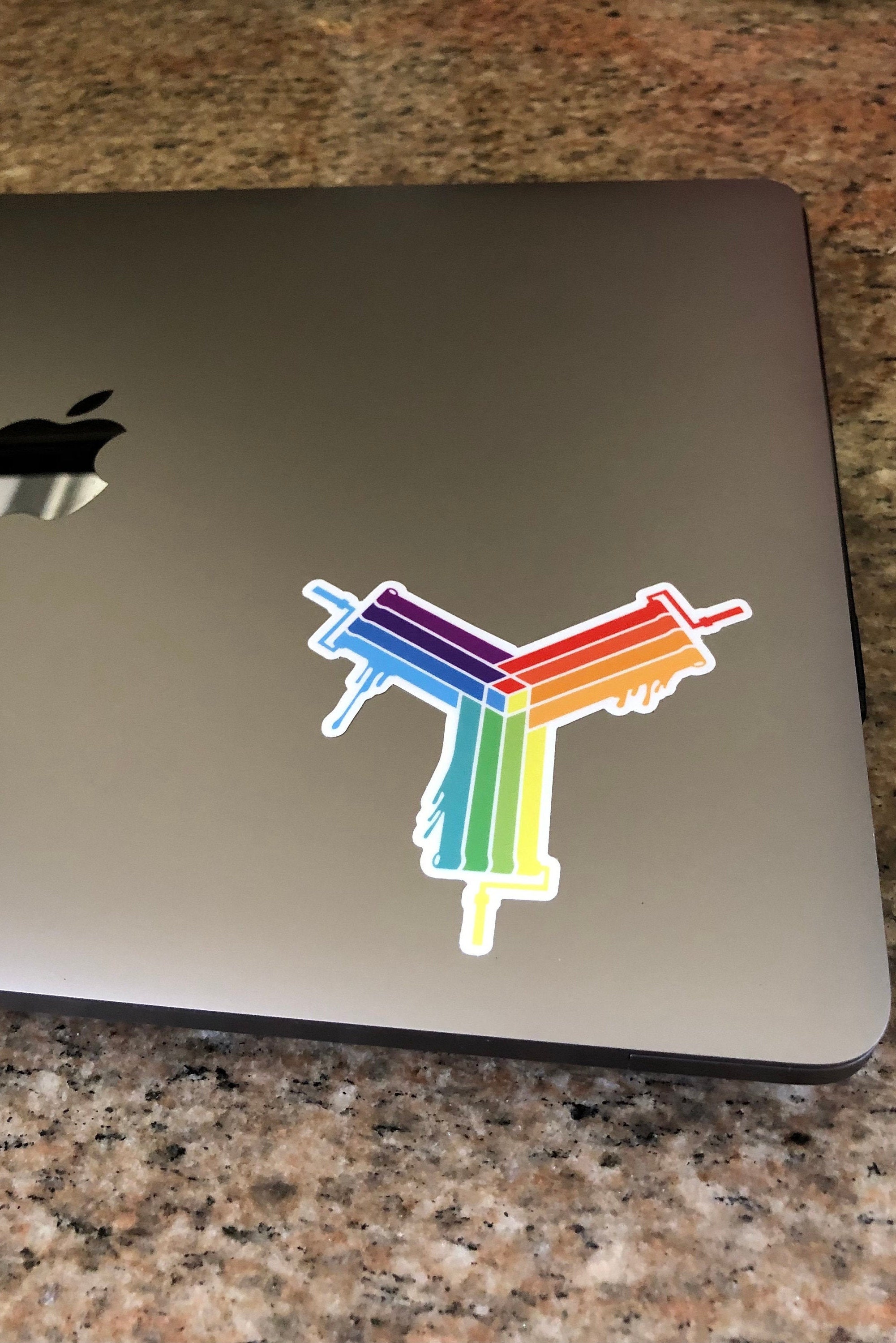 Creative Color Wheel Vinyl Sticker | Etsy