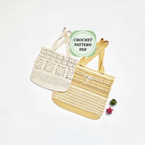 Crochet tote bag pattern, Boho crochet pattern, Crochet patterns bag granny square, market bag crochet pattern,  summer bag crochet pattern