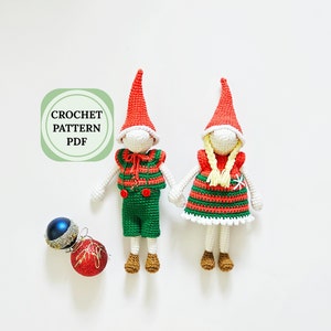 Scandinavian gnome christmas crochet pattern, crochet patterns amigurumi christmas, Amigurumi gnome crochet pattern, gnome patterns pdf