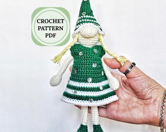 Christmas Gnome Crochet Pattern: Scandinavian Amigurumi (PDF Pattern)