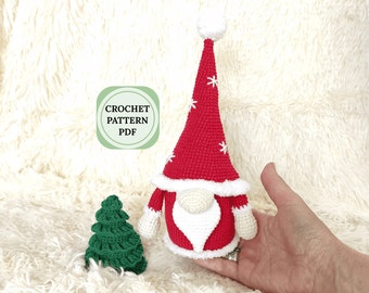 Scandinavian christmas gnome, Crochet santa pattern, gnome crochet pattern, christmas crochet patterns, scandinavian gnome crochet patterns