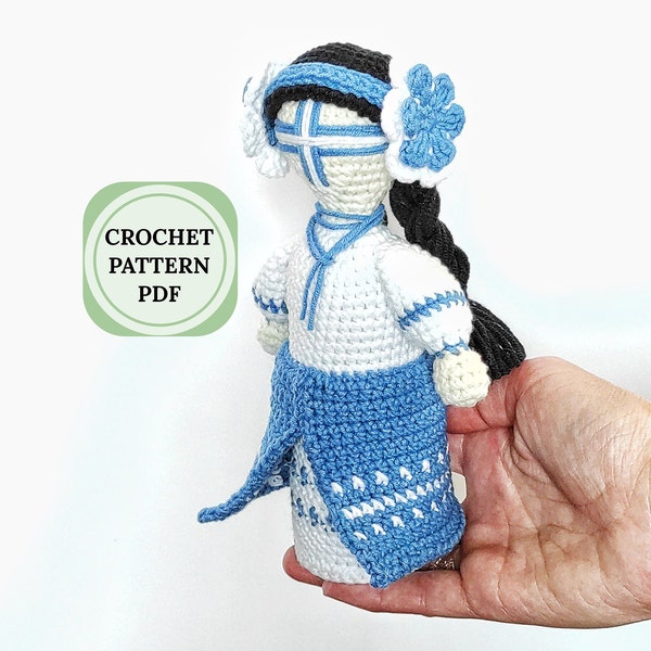 Crochet patterns amigurumi doll, amigurumi crochet pattern free, Motanka doll,ukrainian doll crochet pattern pdf, amigurumi toys pattern