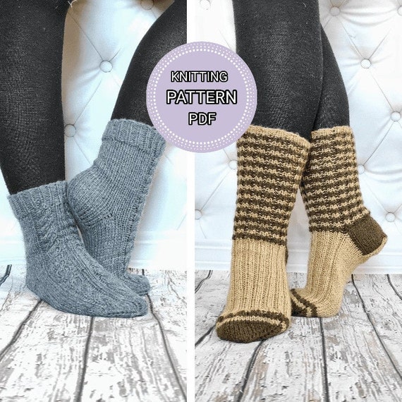 How to Knit Socks for Beginners: Super Easy and Modern Cozy Sock Patterns  (Paperback)