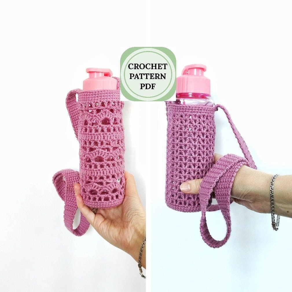 Coral Water Bottle Holder Digital Sewing Pattern