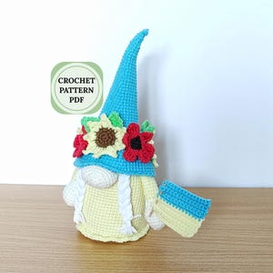 Amigurumi gnome crochet pattern, Scandinavian gnome patterns crochet, gnome crochet pattern, crochet doll pattern, gnomes gifts for women