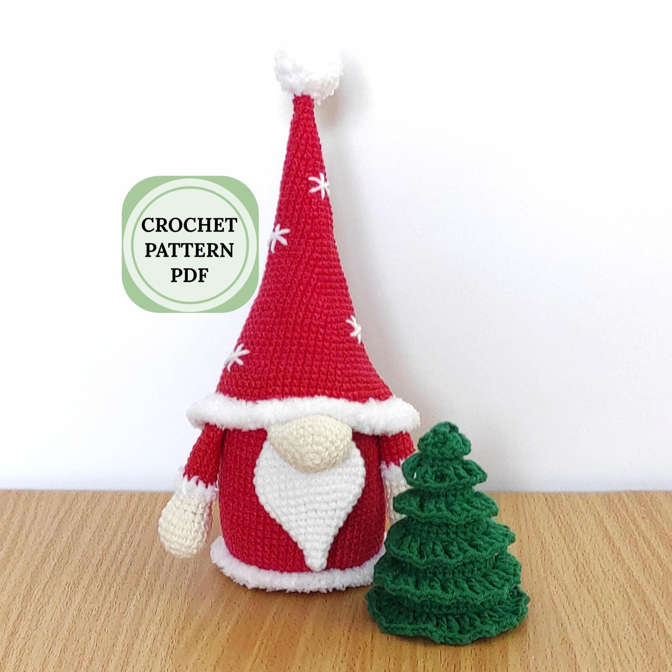 Crochet patterns amigurumi christmas, Scandinavian gnome christmas crochet pattern, amigurumi toy patterns, Amigurumi Gnome crochet pattern