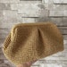 Raffia Cloud Bag, Womens Straw Summer Pouch Bag, Wicker Beach Clutch, Party Hand Bag, Woven Dumpling Bag, Mothers Day Gift, Hand Made Gift