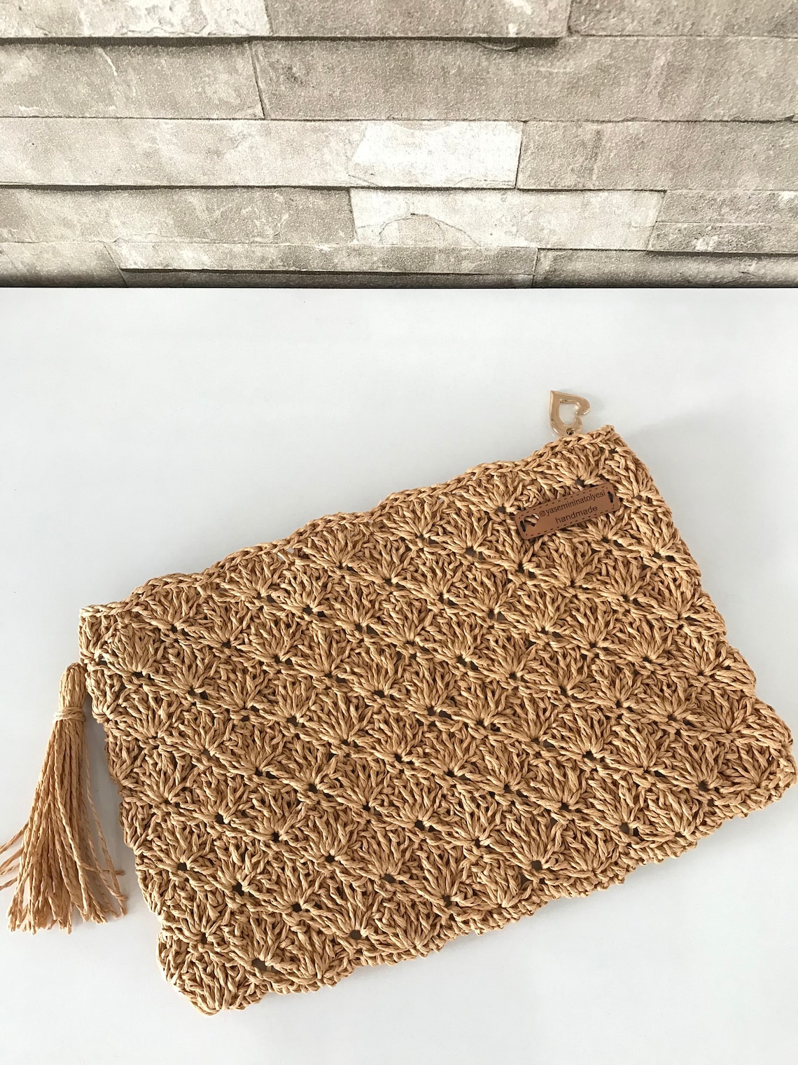Summer Clutch Bag Straw Hand Bag Raffia Evening Bag Natural Etsy