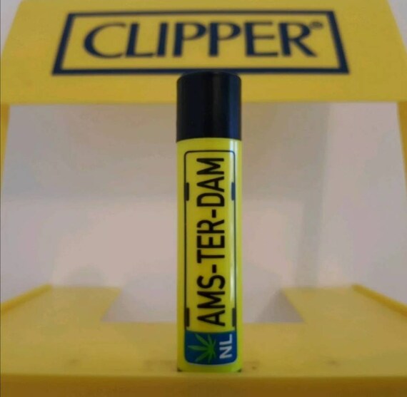 Clipper Lighter X1 Rare Cool Amsterdam Weed Leaf Netherlands Etsy