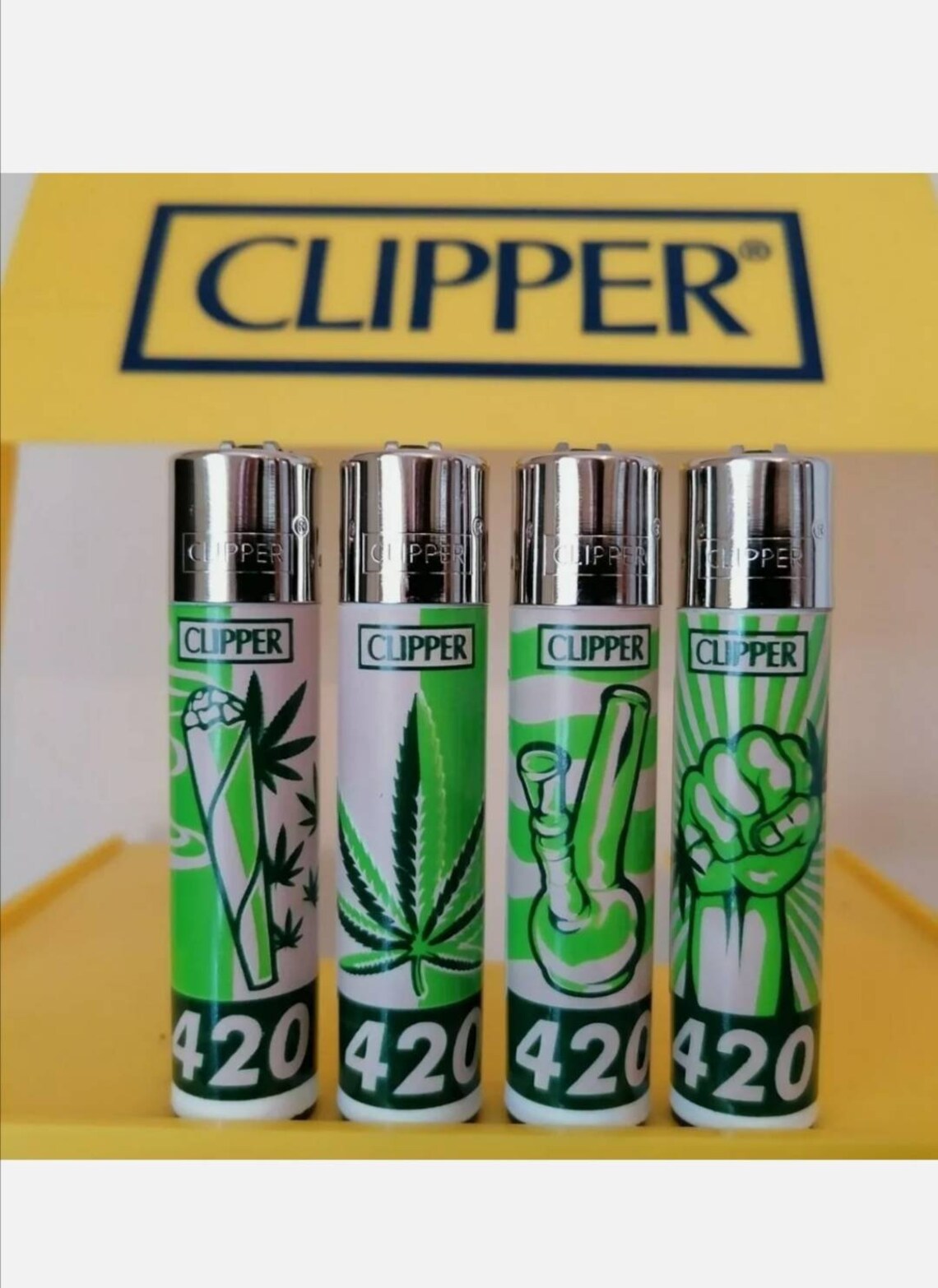 Clipper Lighters x4 Rare Cool Amsterdam Canal Weed Leaf 420 Etsy