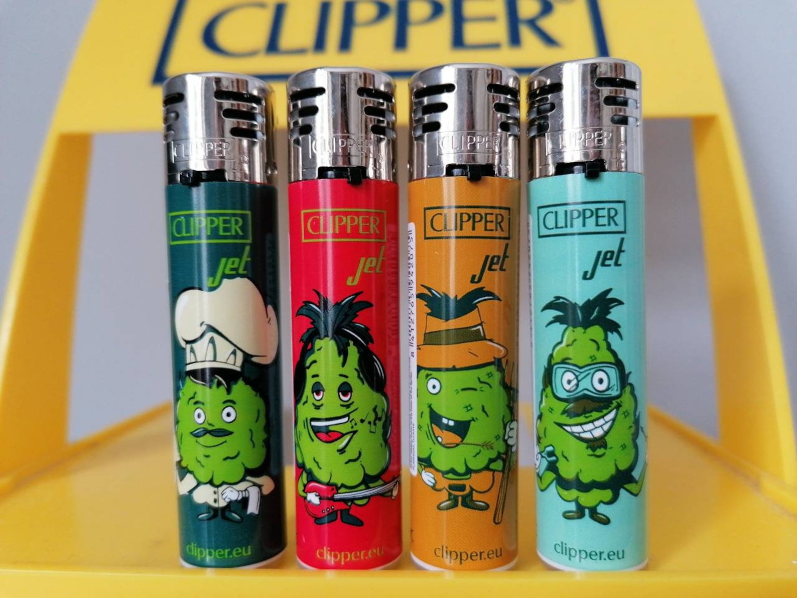 JET Flame Clipper Lighters X4 Rare Cool Weed Amsterdam Leaves Etsy UK