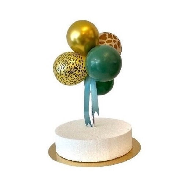 PREMIUM Ballon CAKE-TOPPER| Set/Kit Safari| Torten Cake Ballon Dekoration. Für Jeden Anlass| Neu & Ovp.