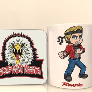 Personalised Cobra Kai Mug and Coaster