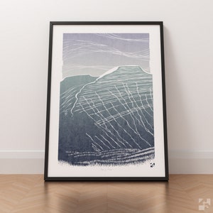 Pen y Fan, Brecon Beacons, Wales, Landscape Art Print, Wales Travel Poster, Brecon Beacons National Park Poster, Wall Art, Unframed