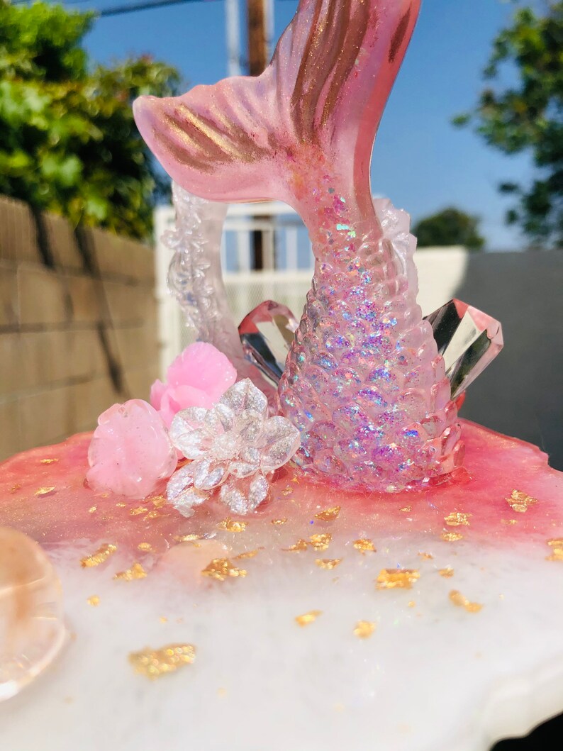 Small Table Decor Phone Stand Resin Etsy