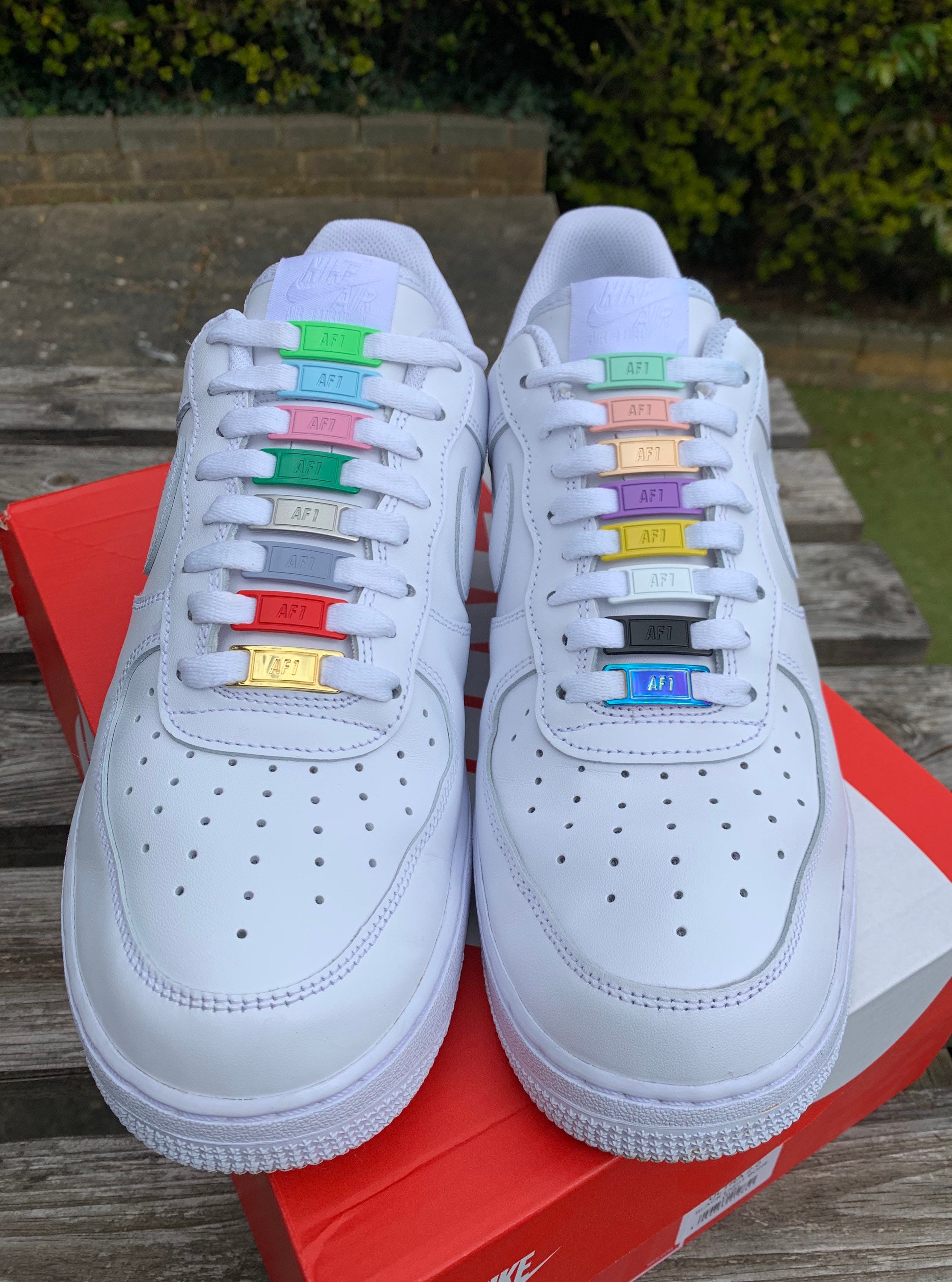 Custom AF1 Air Force 1 shoe lace buckles 2 pieces Etsy