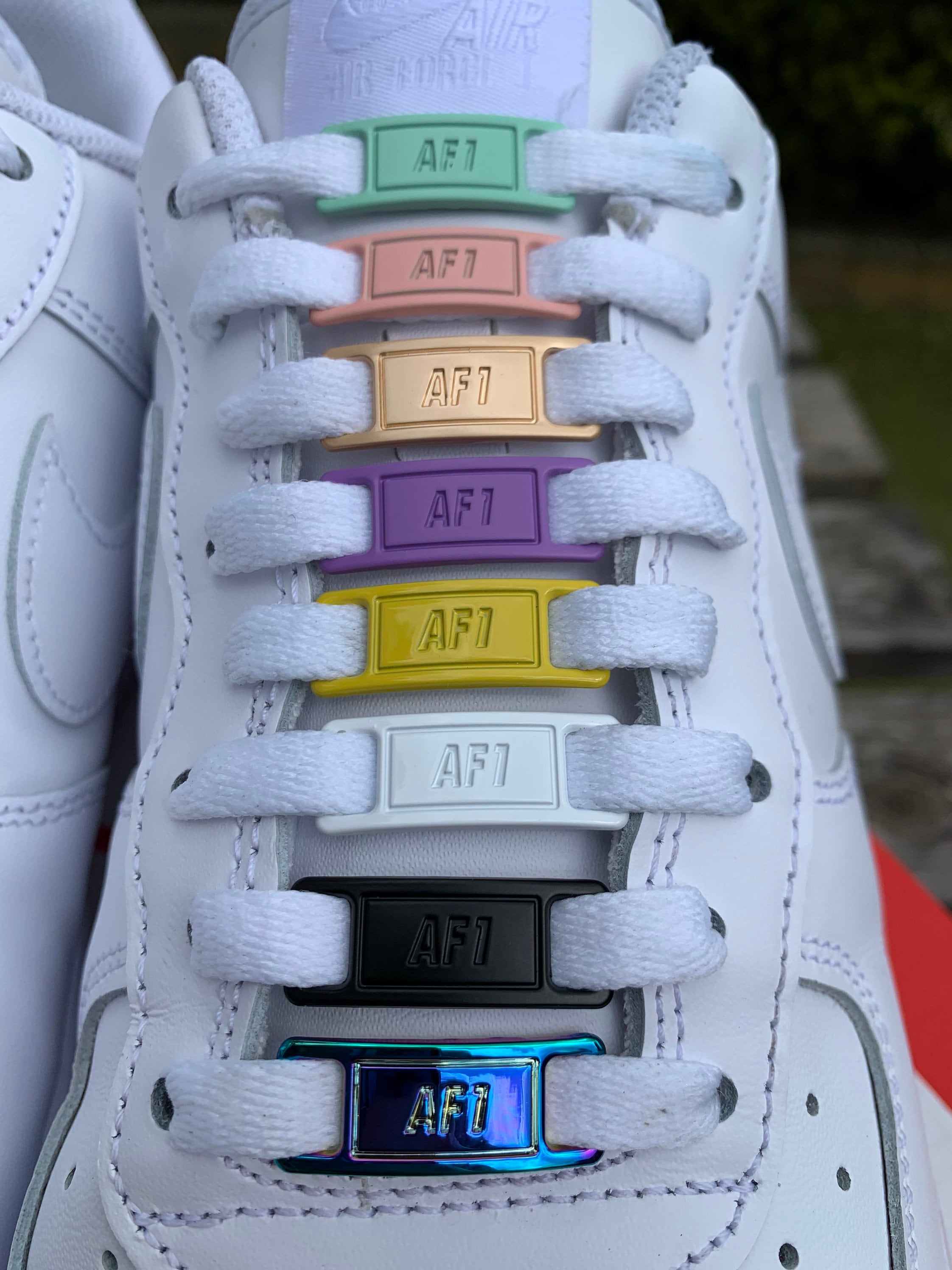 Custom AF1 Air Force 1 shoe lace buckles 2 pieces Etsy