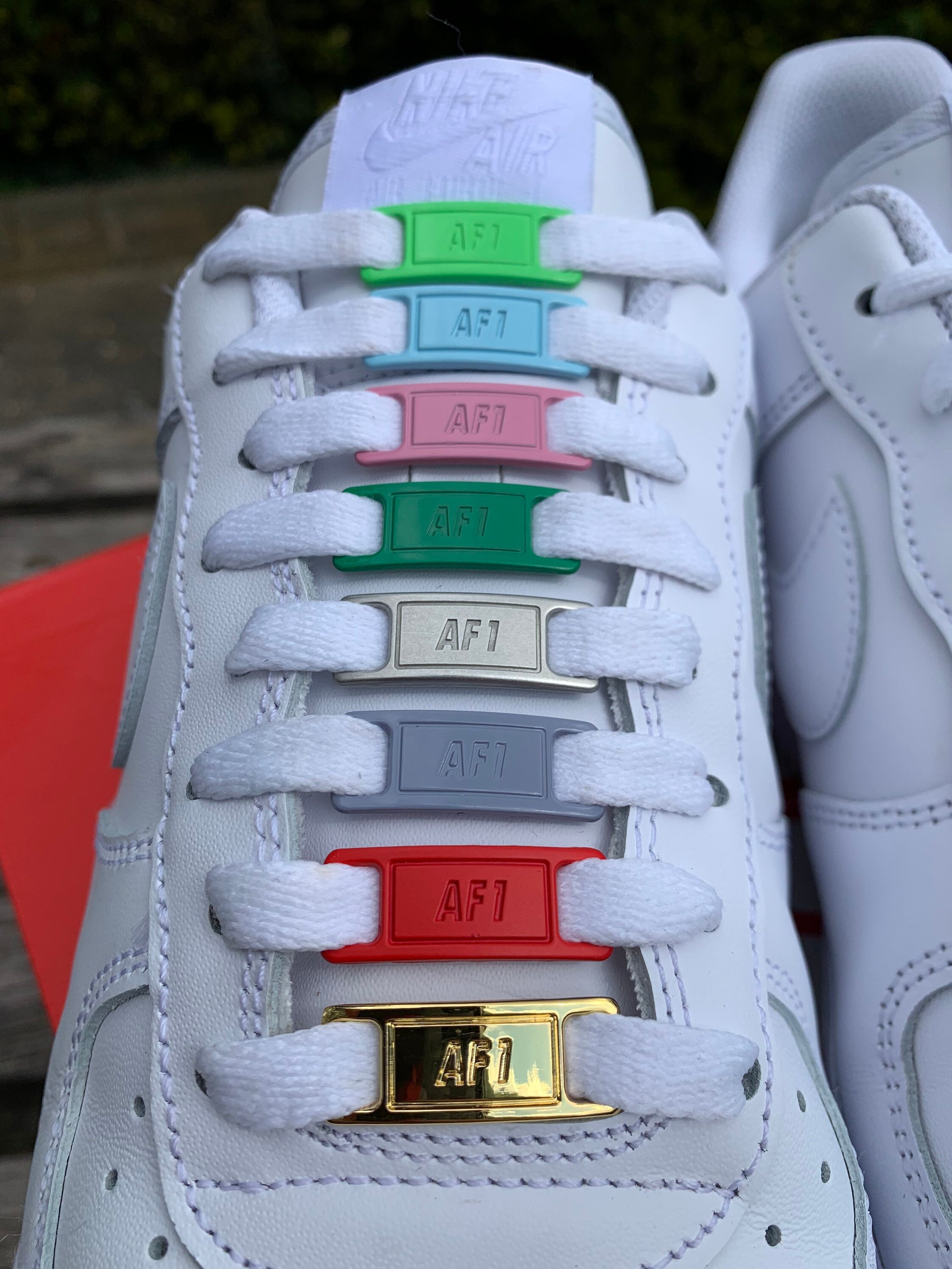 Custom AF1 Air Force 1 shoe lace buckles 2 pieces Etsy