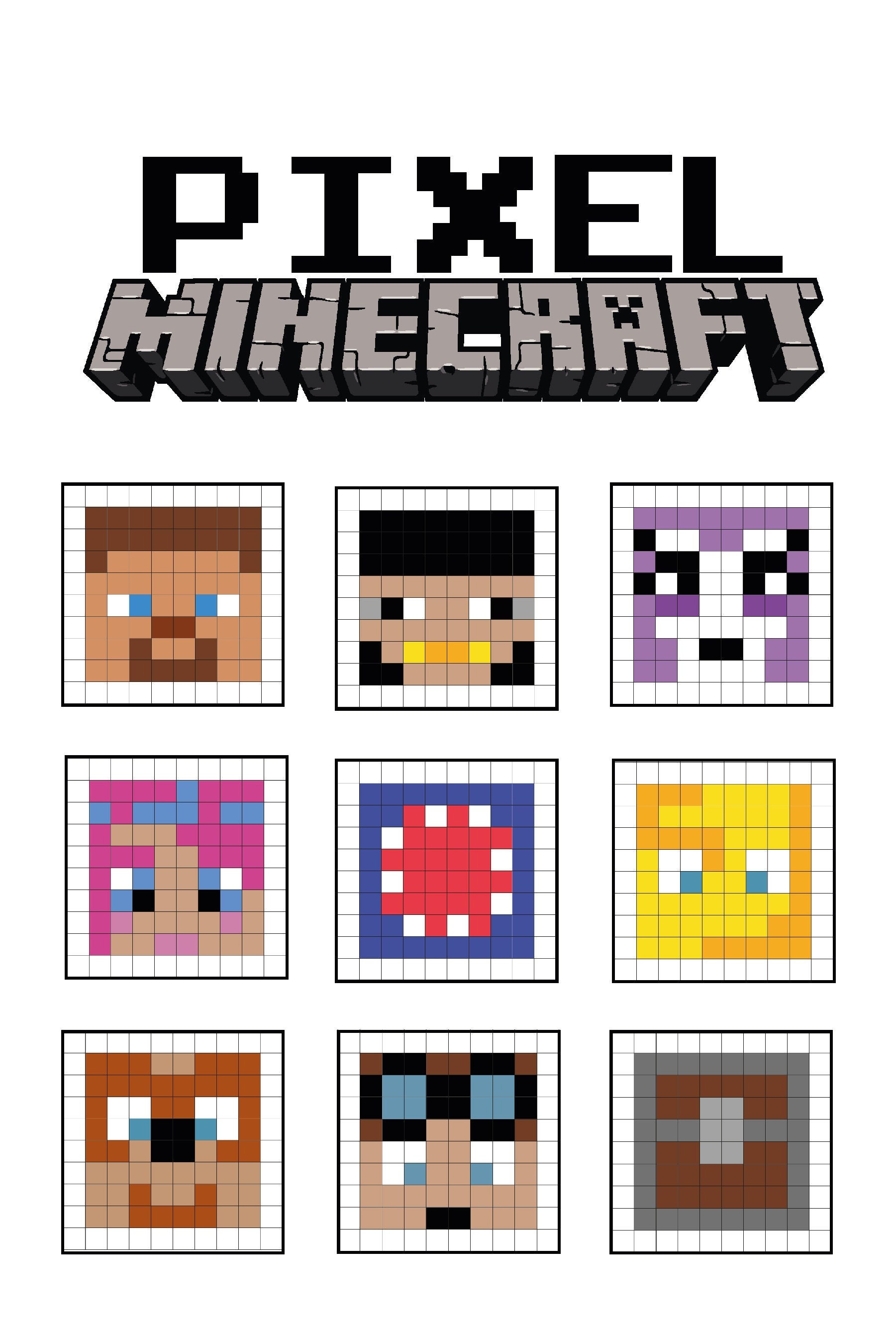 Minecraft) Pixel Art