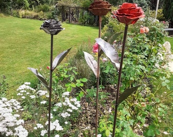 Garden Rose Sculpture