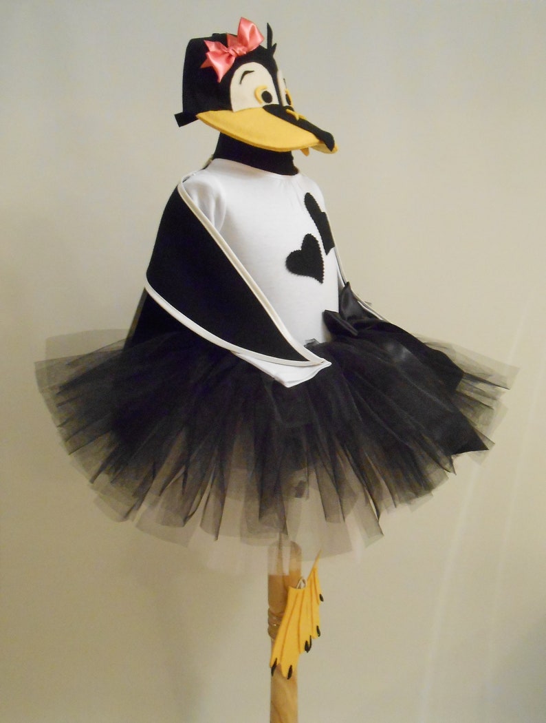 Penguin Costume, Penguin Party Dress, Halloween Kids Costume image 2