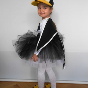 Penguin Costume, Penguin Party Dress, Halloween Kids Costume image 5