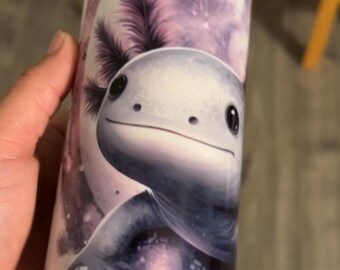 Vaso personalizable de 20 oz con pajita de metal y limpiador de pajita.