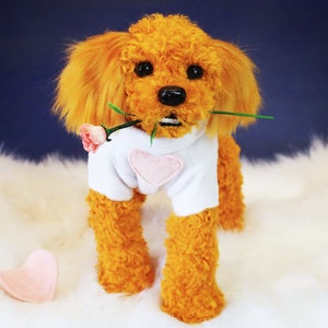 POODLE Realistic Art Doll, Plush Toy Made to Order, 3D Realistic Dog Plushie, Stuffed Dog, Unique Plush Toy, Cuddle Dog Toy, Art Doll