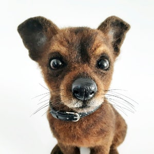 Custom Needle Felted Dog, Felted Terrier, Custom Felt Dog, Pet Portrait, Needle Felted Animals, Pet Memorial, Unique Dog Lover Gift