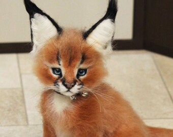 Caracal Figurine Etsy Caracal Figurine Etsy
