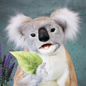 BIG KOALA PLUSH Toy, Realistic Koala, Unique Plush Toy Made to Order, Cuddle Koala Bear