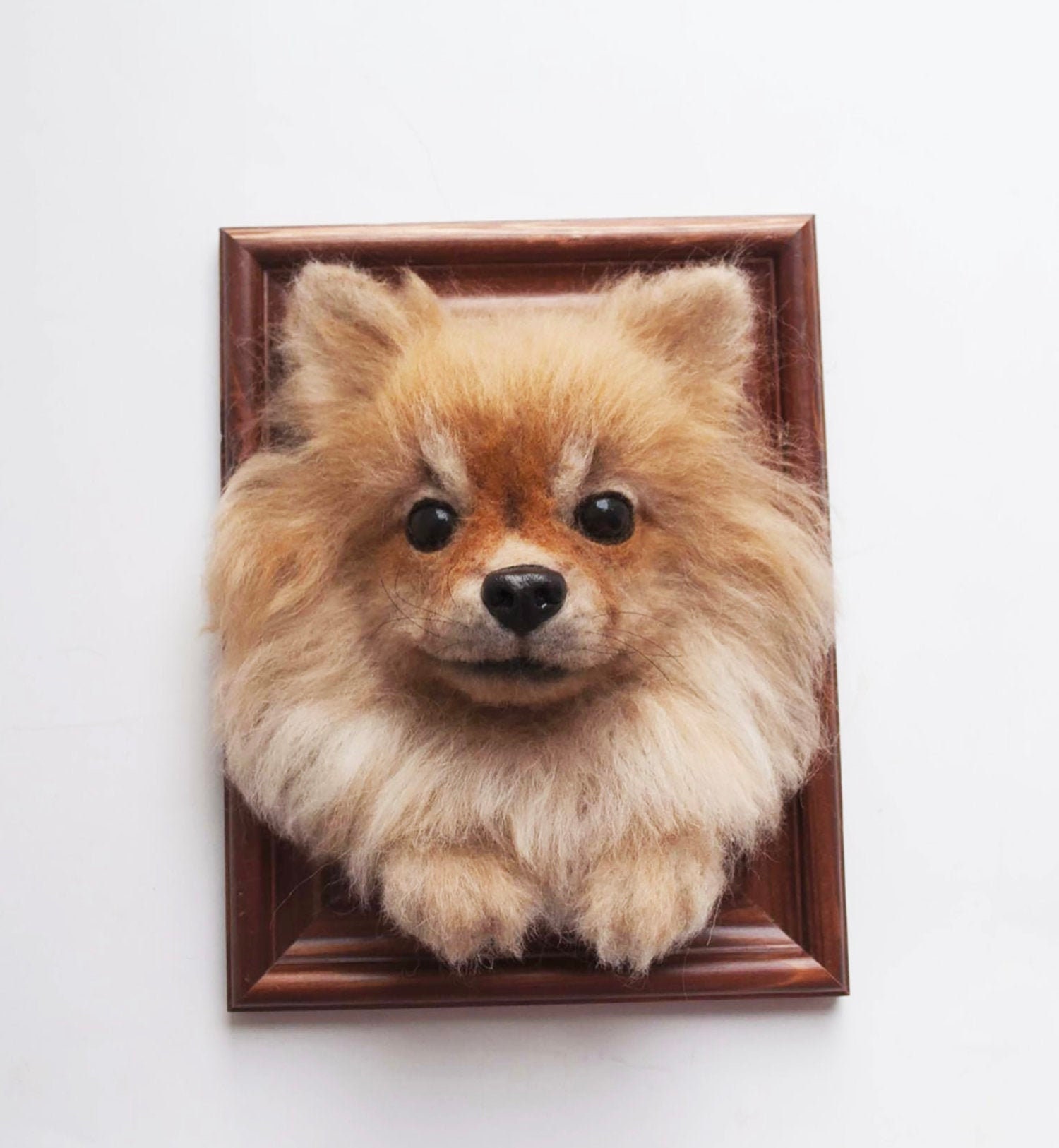 DOG PORTRAIT, Custom Dog Portrait, Dog Portrait of Pomeranian Dog Breed, 3D  Dog Portrait Felt, Dog Portrait Frame, Pet Memorial, Felt Dog - Etsy Israel, image size:1500x1626