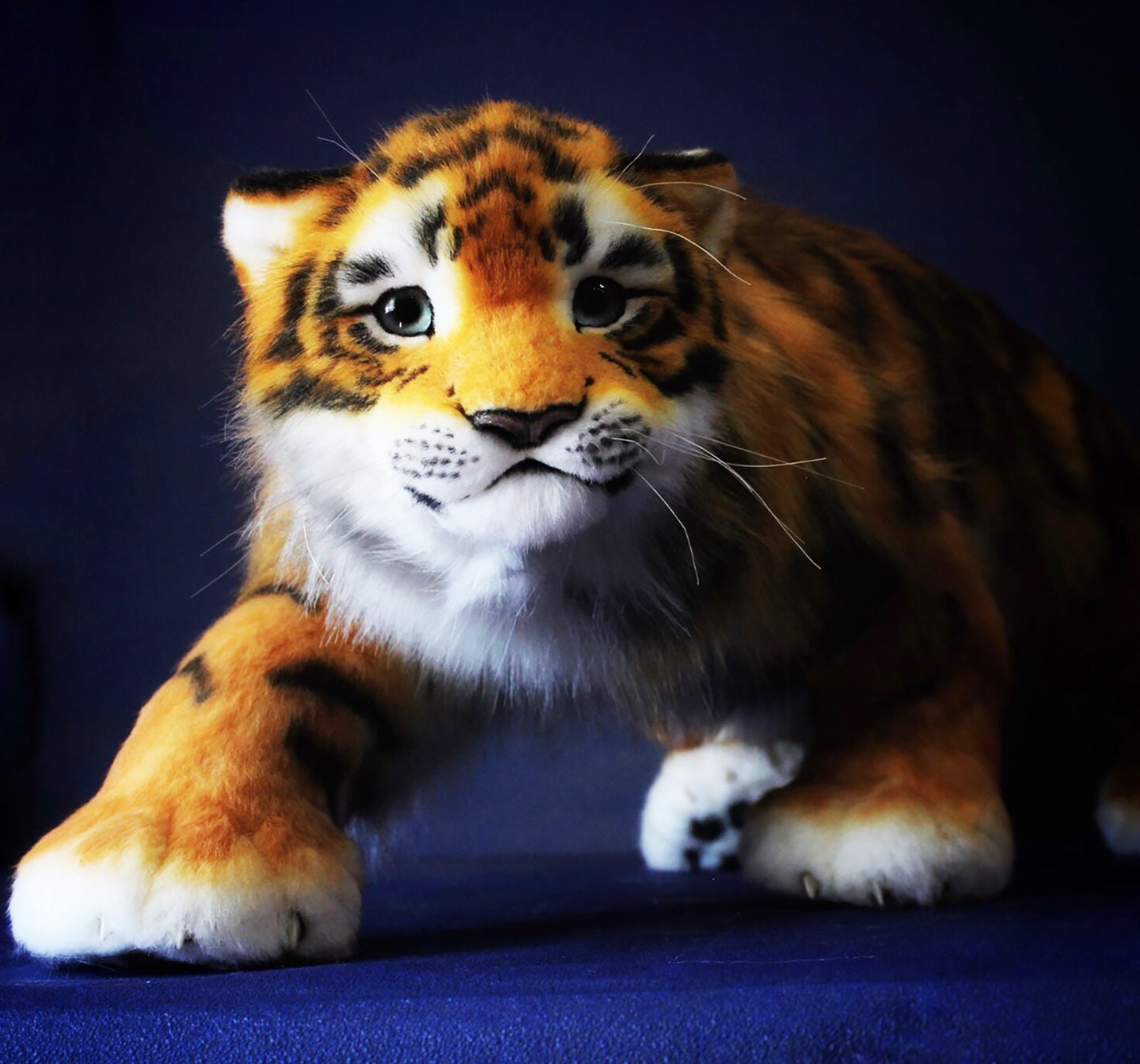 【お値下げ可能】海外作家様作　アートドール　トラの子供 BIG TIGER ぬいぐるみ オーダーメイド ぬいぐるみ トラ 3D リアルな