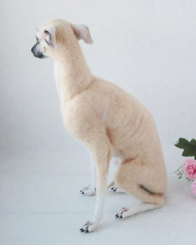 Needle Felted Dog GREYHOUND Needle Felted Animal Custom | Etsy