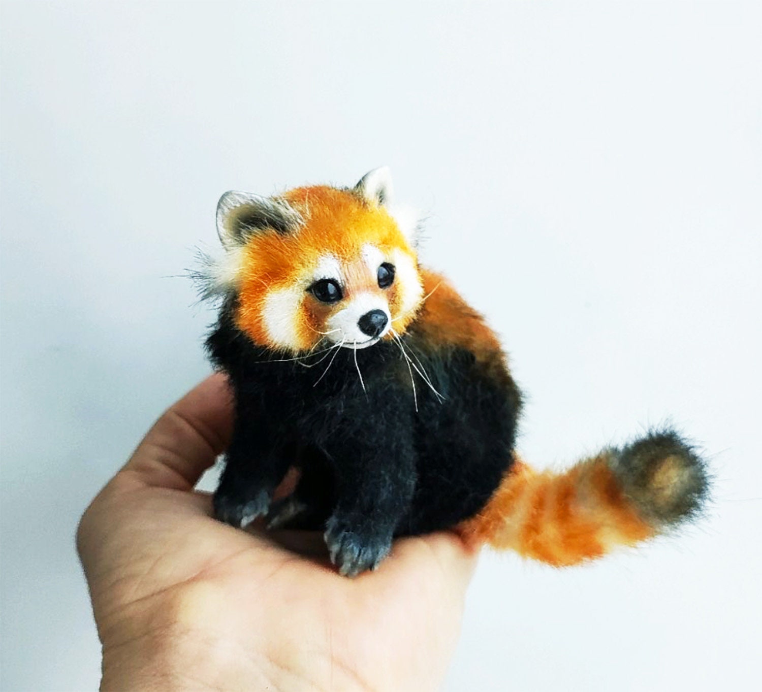 MINI Red Panda Plush Toy, Posable - Etsy
