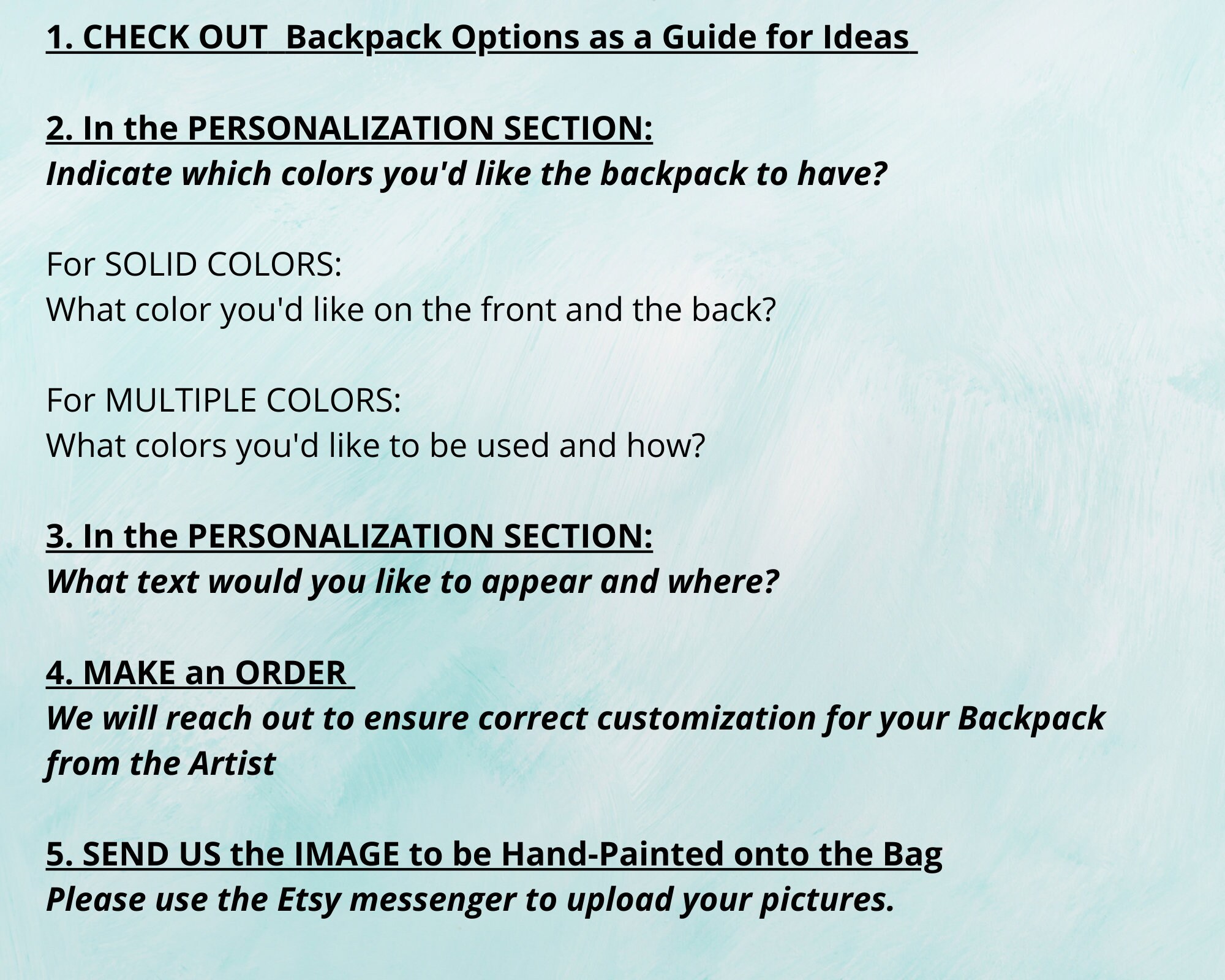 DESIGN YOUR OWN Backpack Back to School Gift for Students | Etsy