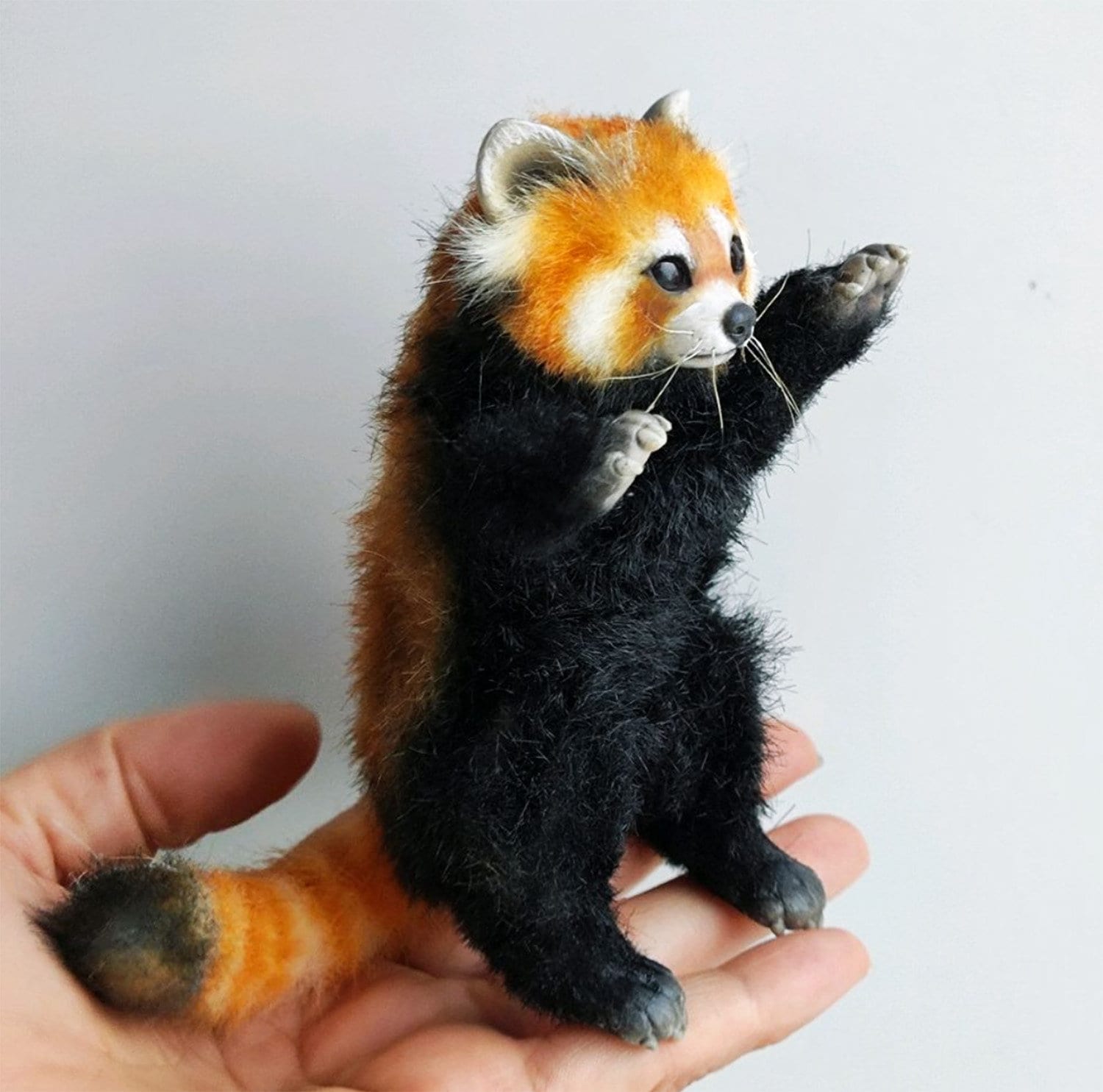MINI レッサーパンダ ぬいぐるみ 可動式 - Etsy 日本