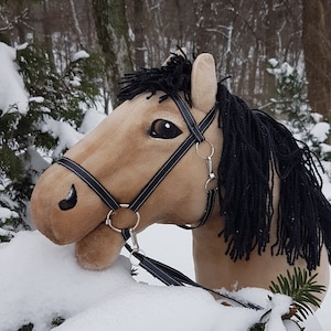Hobby Horse A3 with bridle/Hobbyhorse/ Horse on a stick/Käpphäst/Hevonen/Koń hobbystyczny/Pferd/Cheval/Caballo/Cavallo/Steckenpferd