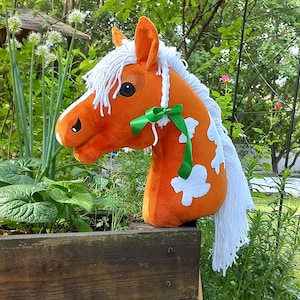 Hobbyhorse A3 without bridle and reins/Horse A3/Horse on a stick/Hevonen/Steckenpferd/poni/Pferd/Cheval/Caballo/Koń hobbystyczny