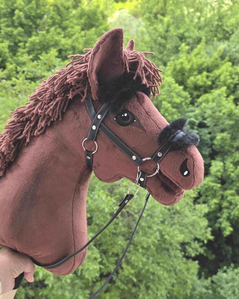 Realistic Hobby Horse : Handmade Hobbyhorses A3 size image 1