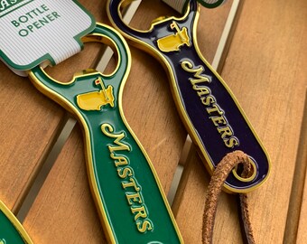 Masters PGA Golf Bottle Opener Augusta National Green / Valentines Day, Birthday, Mothers, Father’s Day //  Same Day Shipping