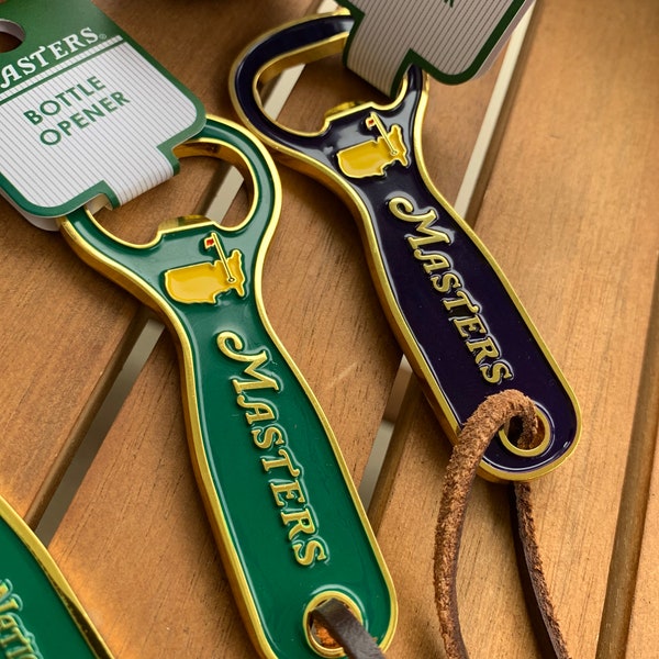 Masters PGA Golf Bottle Opener Augusta National Green / Valentines Day, Birthday, Mothers, Father’s Day //  Same Day Shipping