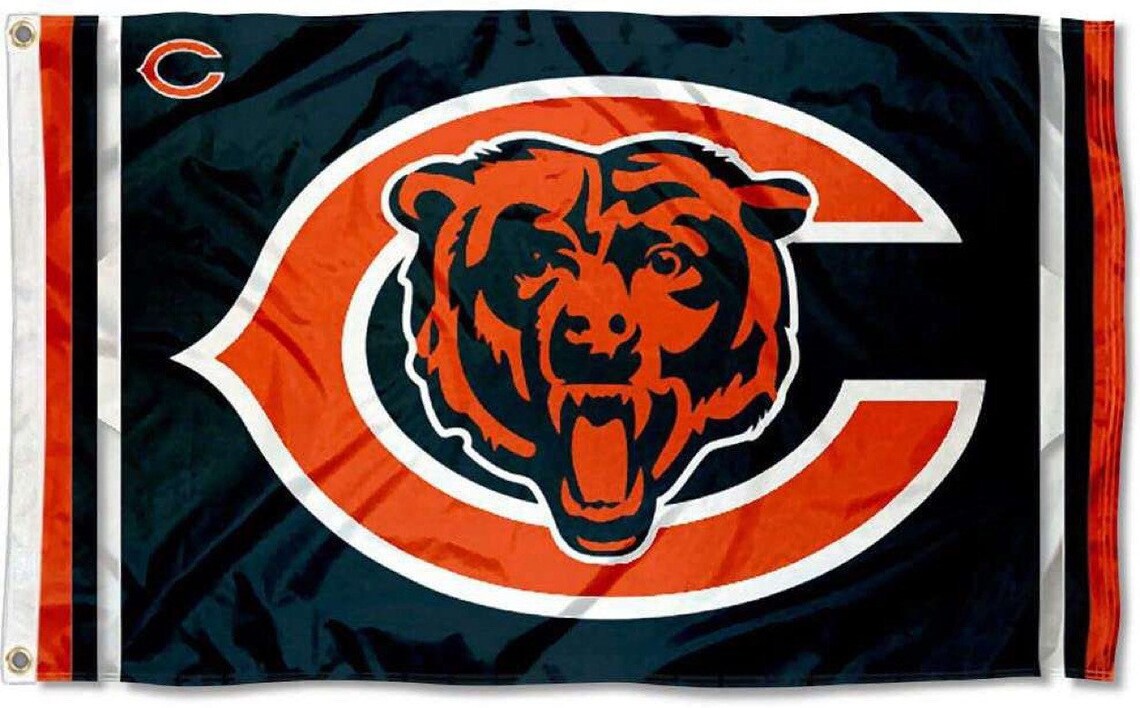 Chicago Bears 2021 NFL Football Flag Banner 3x5Ft Man Cave Etsy