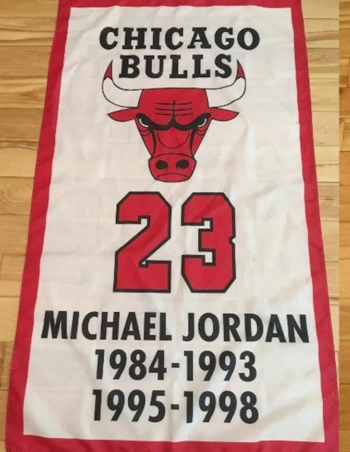 Michael Jordan Retirement Banner Flag 3x5Ft Chicago Bulls NBA Etsy