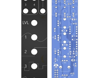 4MX - Mini Mixer Eurorack Modular Synthesizer NoisyFruitsLab DIY Platinen only